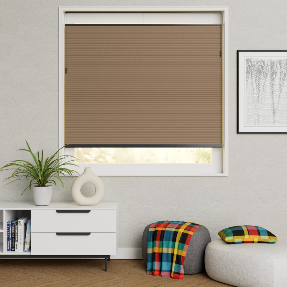 Plisse Elite Koordbediening Taupe