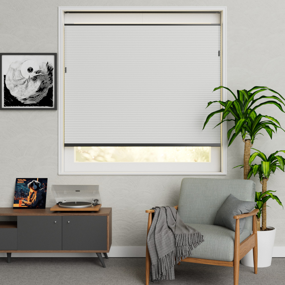 Plisse Premium Koordbediening Wit