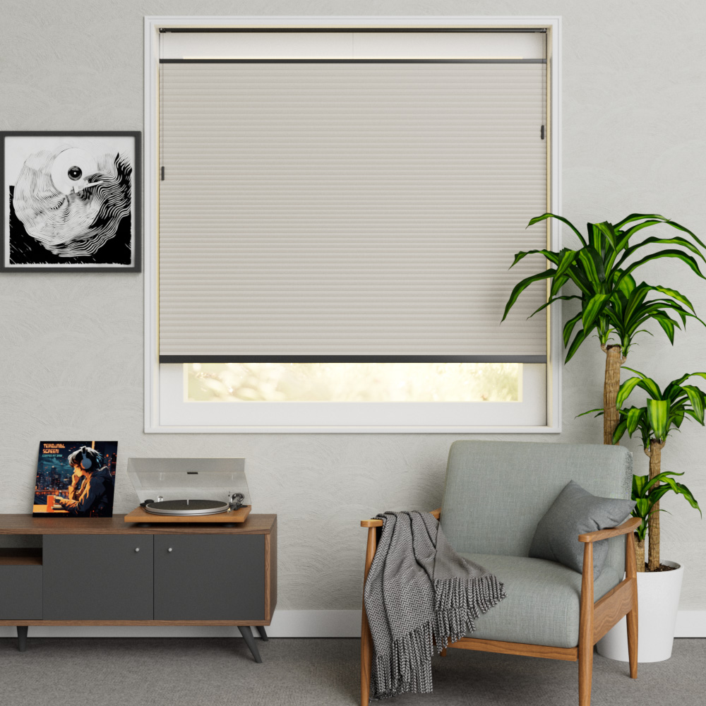 Plisse Premium Koordbediening Taupe