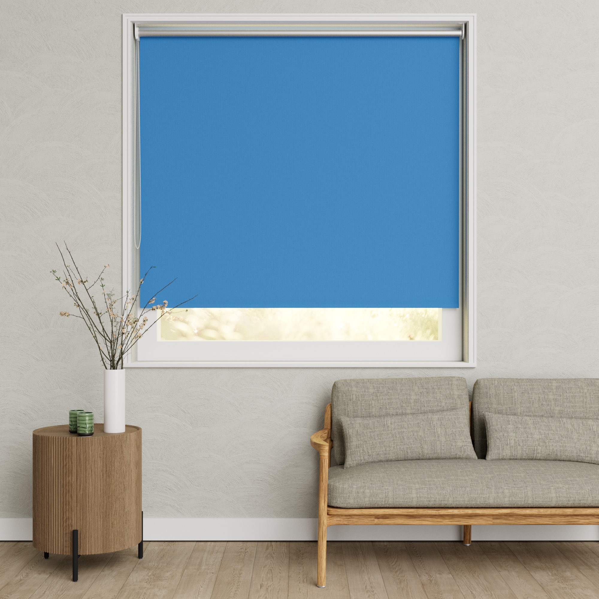 Rolgordijn Uni 250 L.blauw