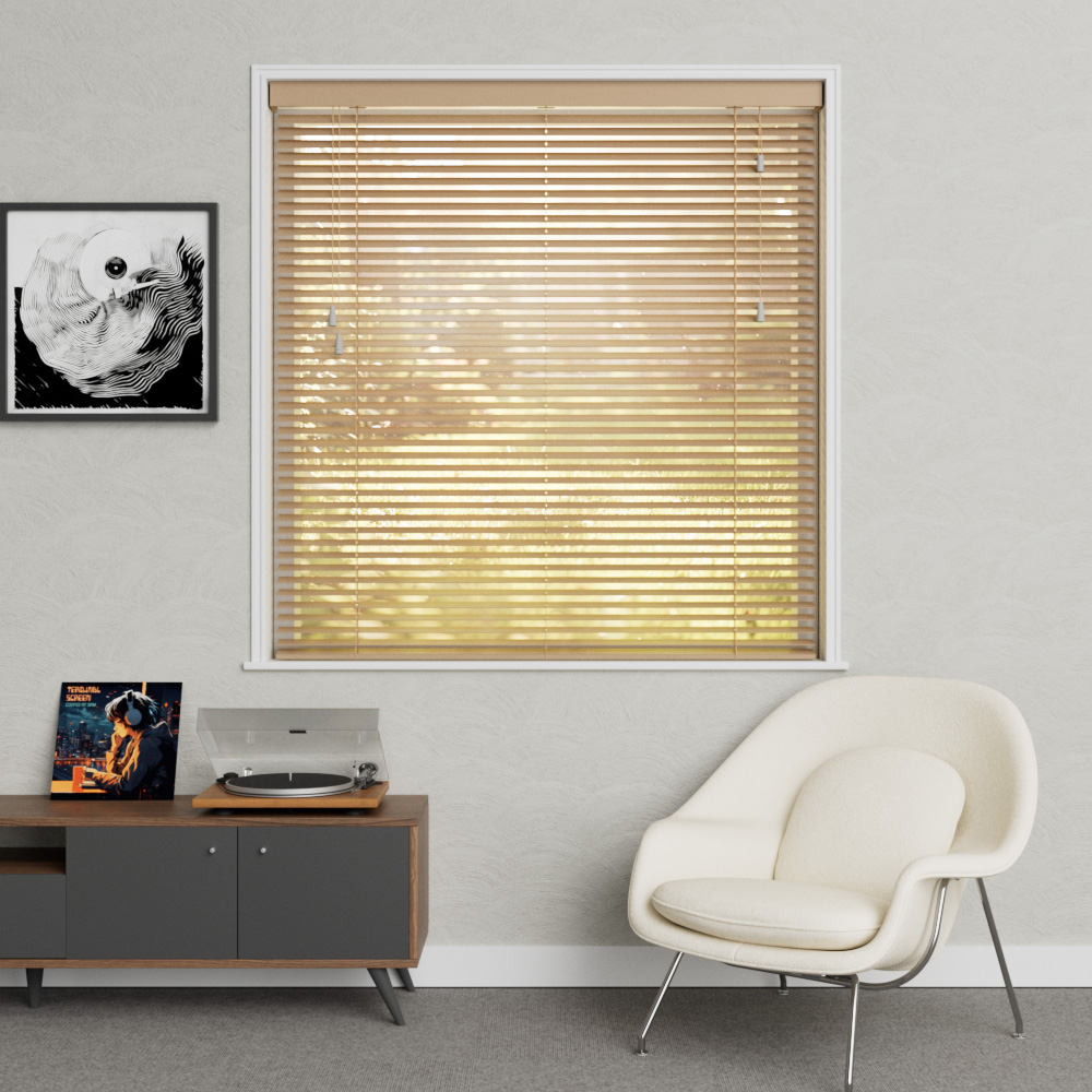 Houten Jaloezie Abachi 50mm Strand