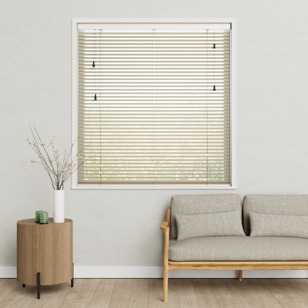 Aluminium Jaloezie Gelakt Zijdemat 50mm Donker Taupe