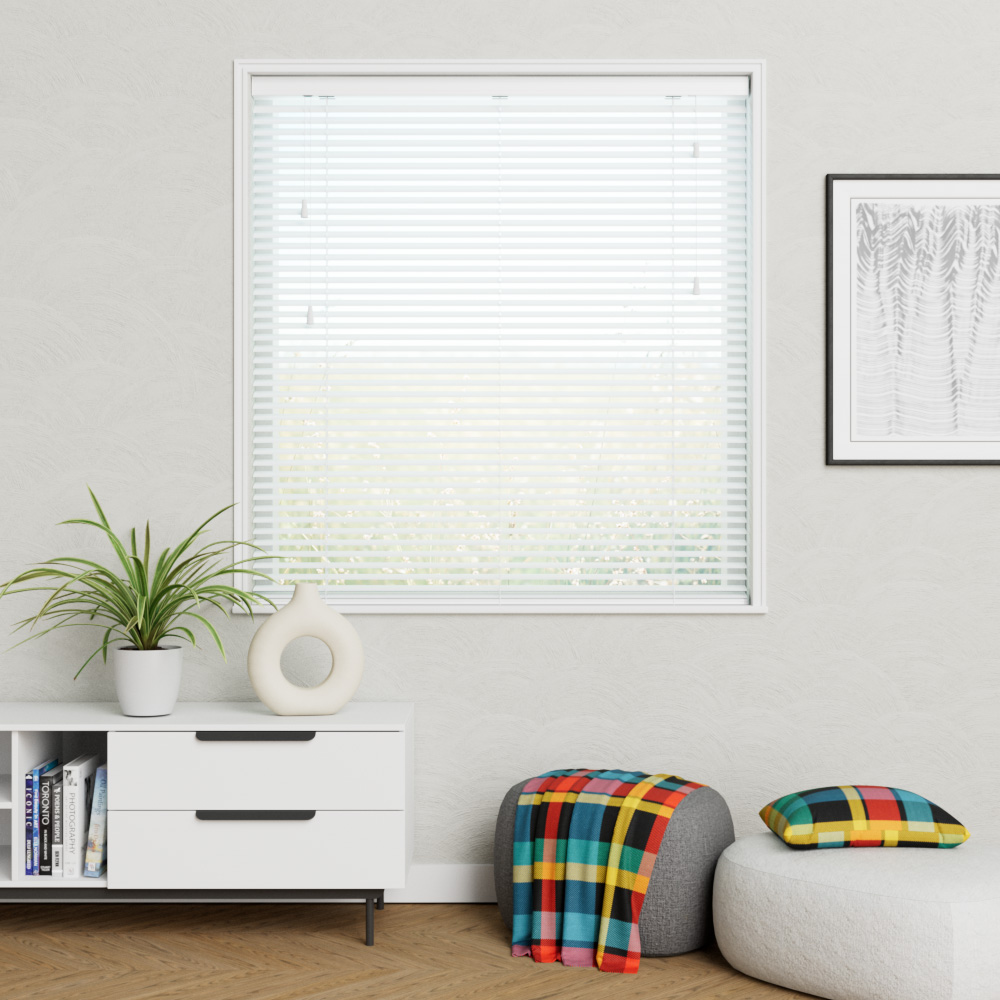 Aluminium Jaloezie Mat 50mm Wit Mat