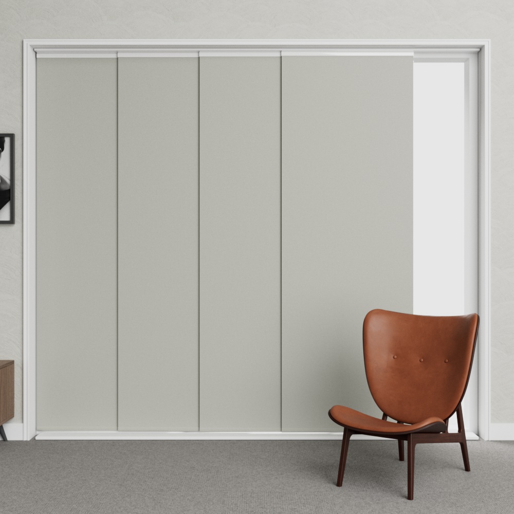 Paneelgordijn Blackout Color Licht Taupe