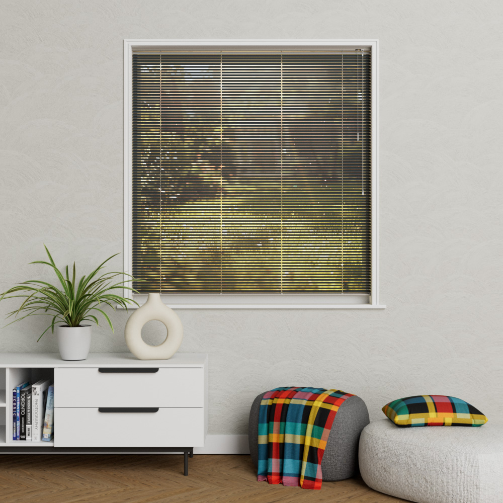 Aluminium Jaloezie Uni Zijdeglans 16mm Licht Grijs