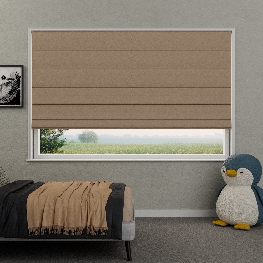 Vouwgordijn Standaard Violette Bruin