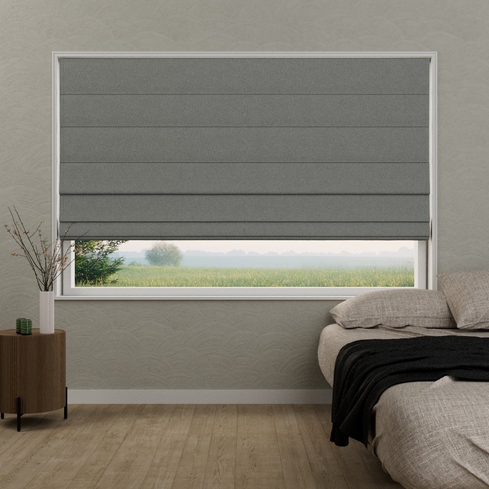 Vouwgordijn Standaard Violette Grijs