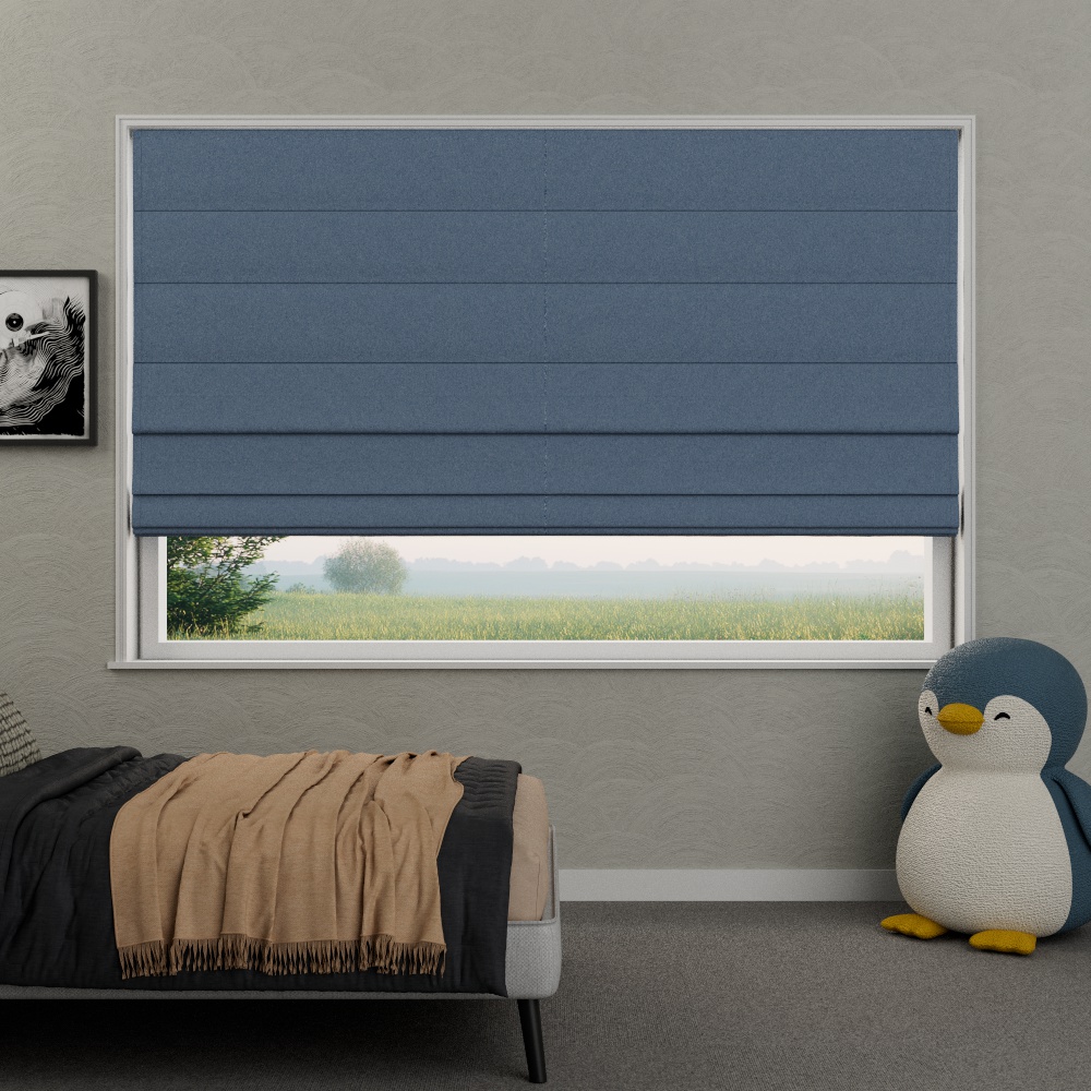 Vouwgordijn Standaard Violette Blauw