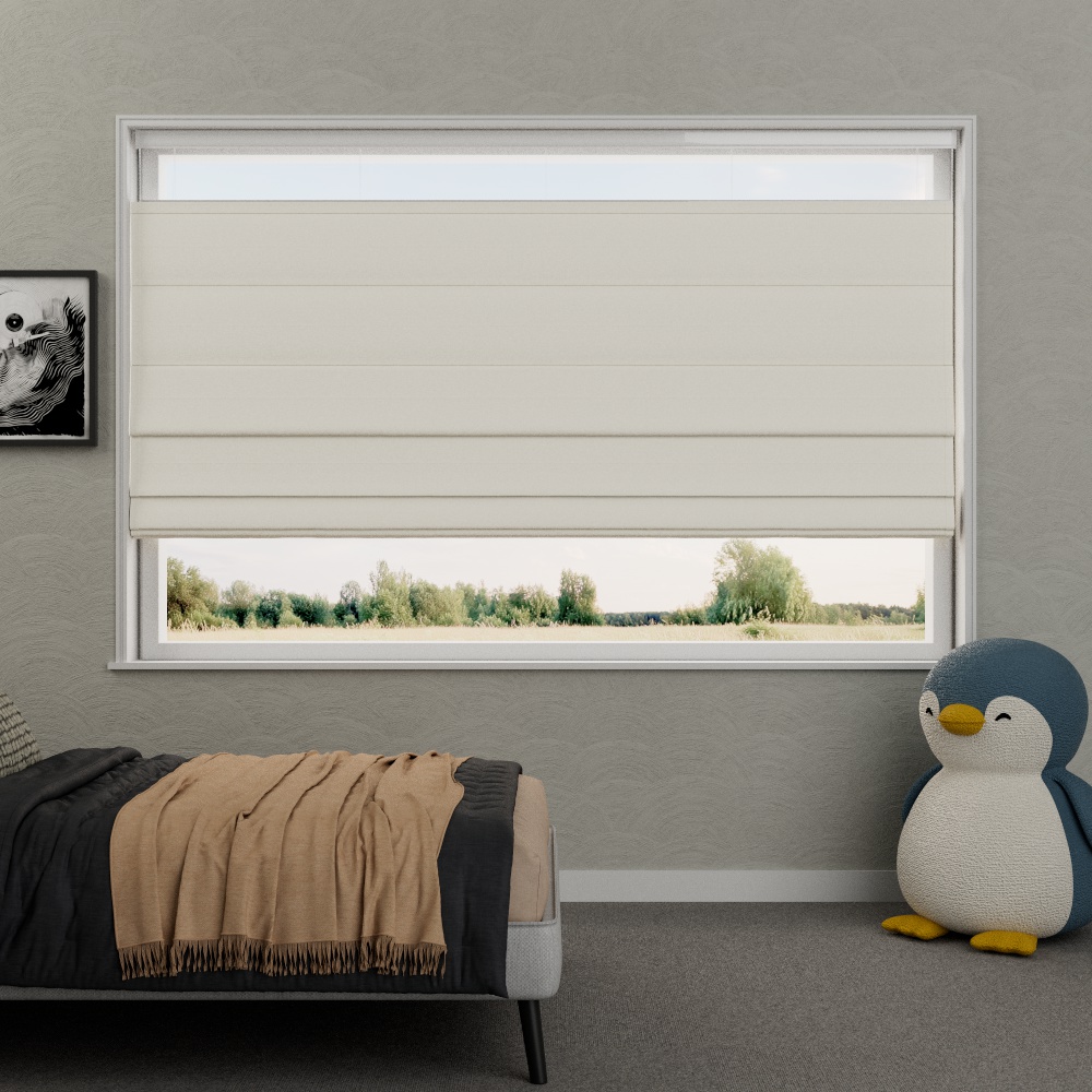 Vouwgordijn TopDown Violette Zand