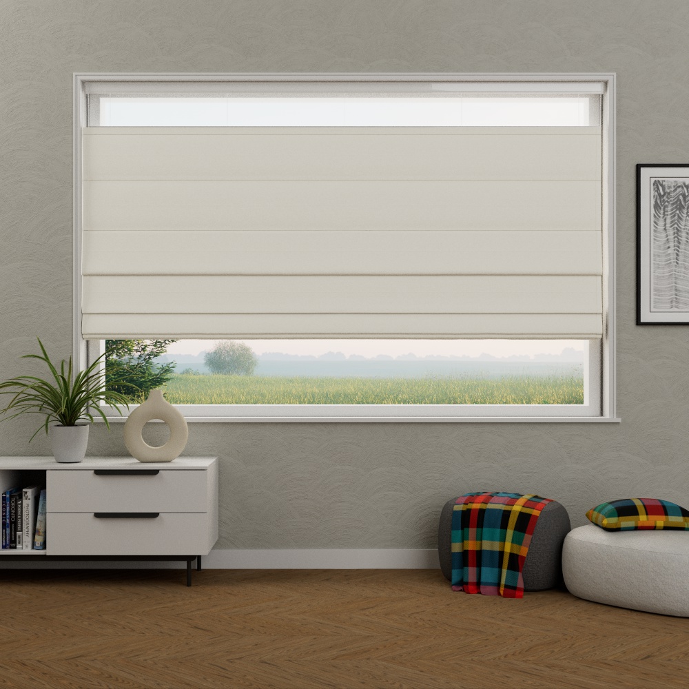 Vouwgordijn TopDown Violette Beige