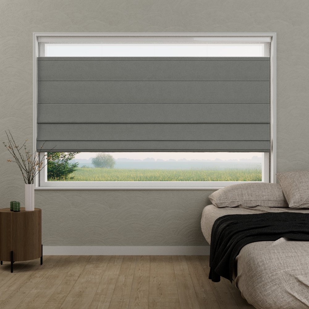 Vouwgordijn TopDown Violette Grijs