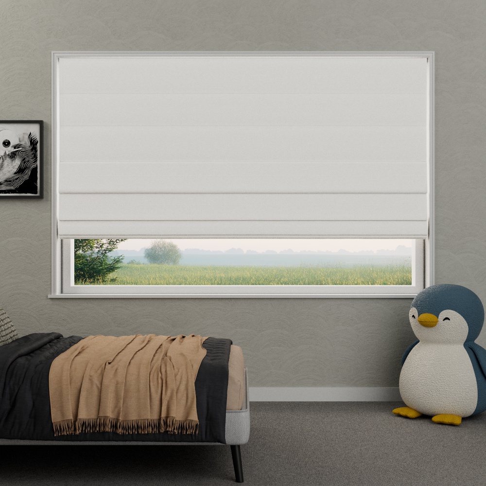 Vouwgordijn Standaard Valerie Roomwit