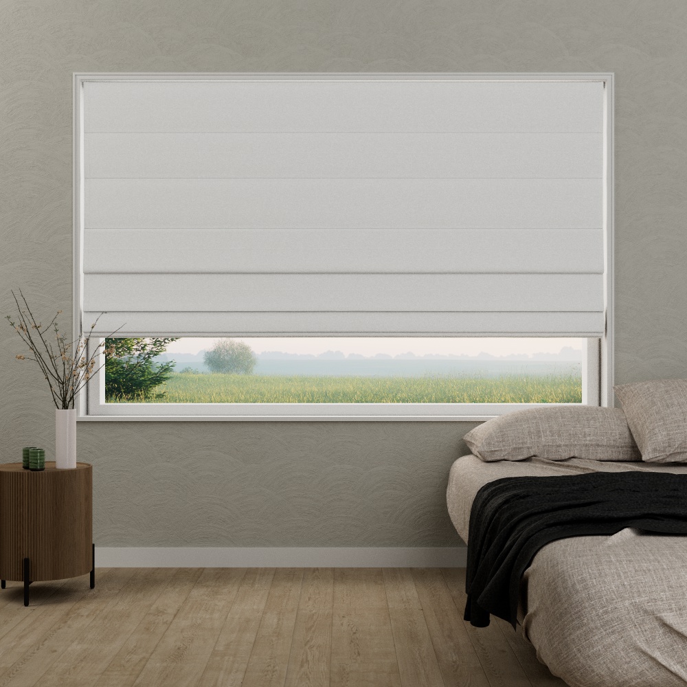 Vouwgordijn Standaard Valerie Kalkwit