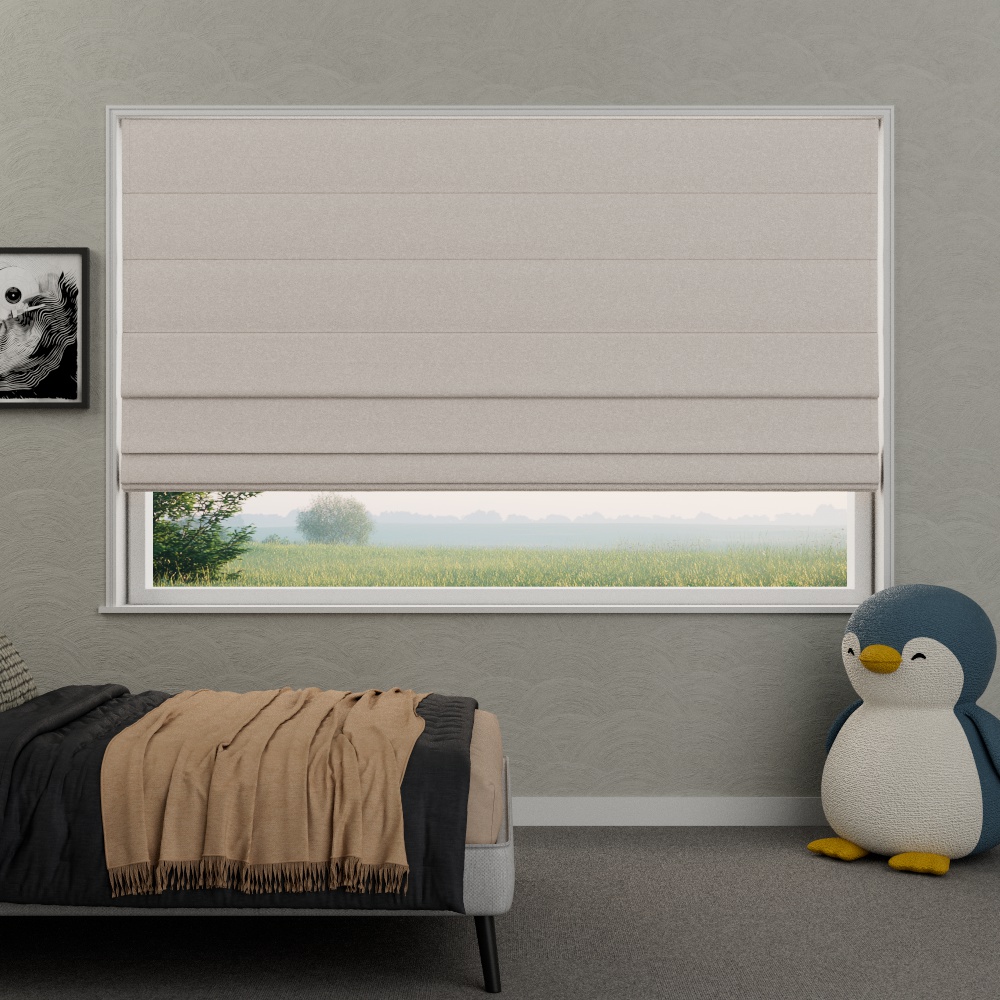 Vouwgordijn Standaard Valerie Licht Bruin