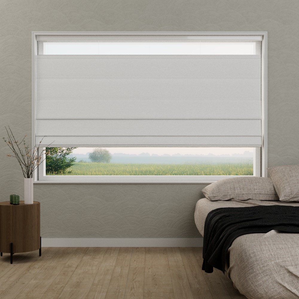 Vouwgordijn TopDown Valerie Kalkwit