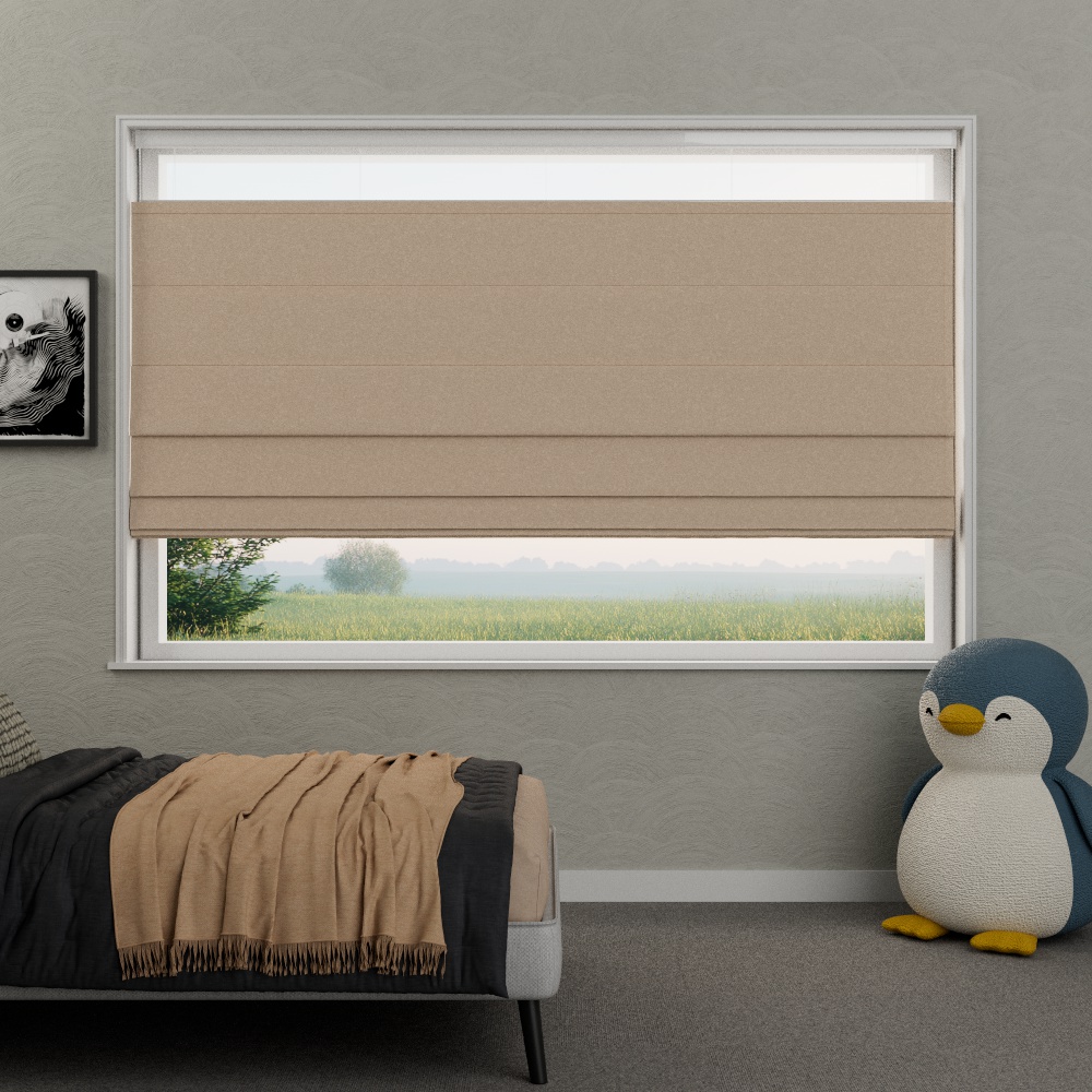 Vouwgordijn TopDown Valerie Zand