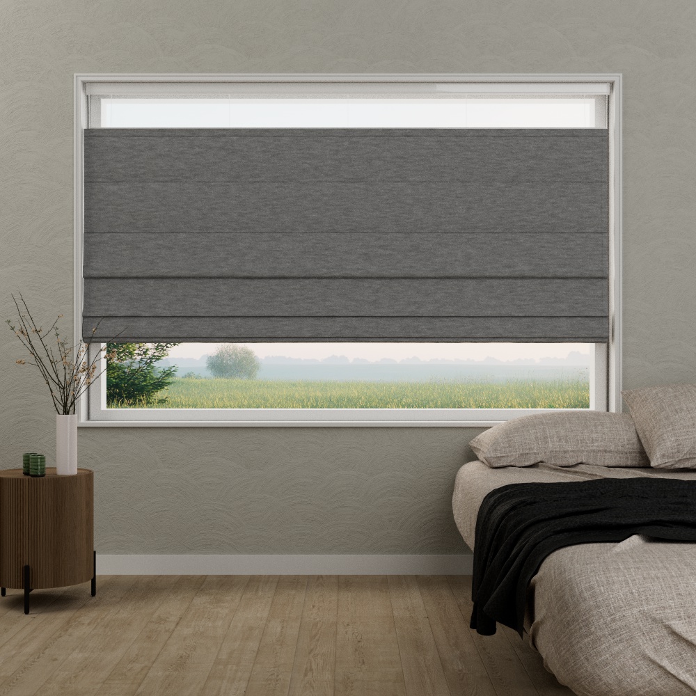 Vouwgordijn TopDown Valerie Grijs