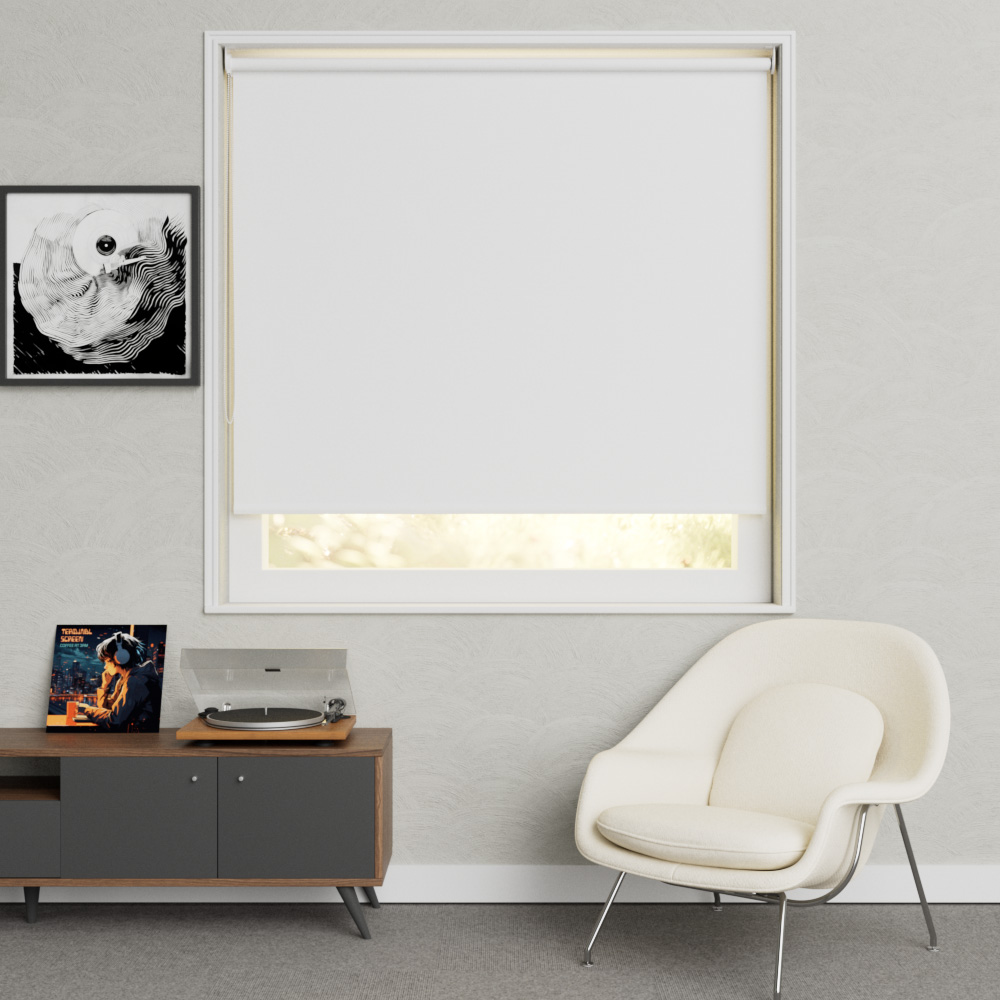 Rolgordijn Smart Blackout Colour Wit