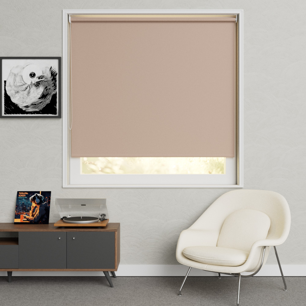 Rolgordijn Smart Blackout Colour Taupe
