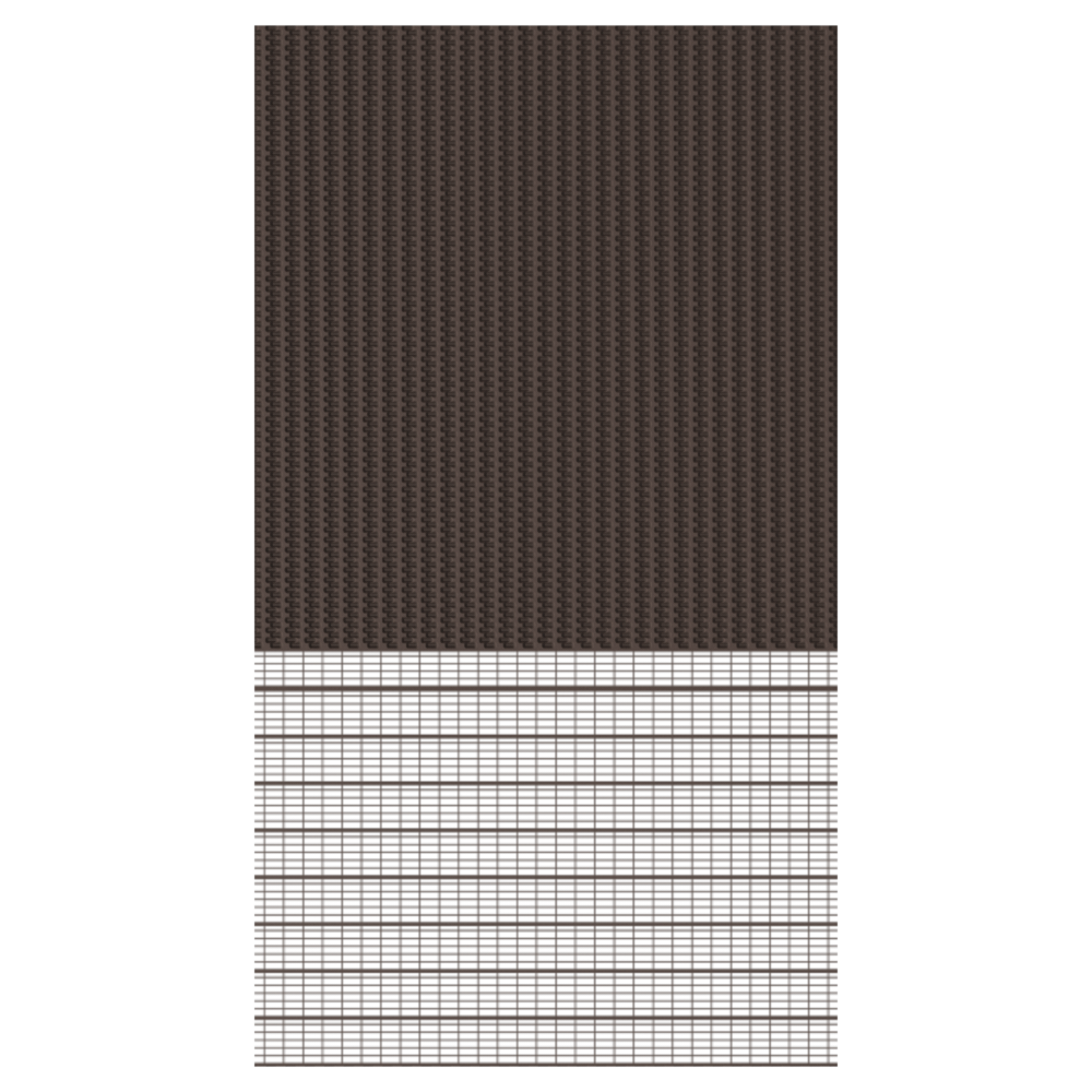 Stof Standaard 7-8 cm tot 280 breed Mocca