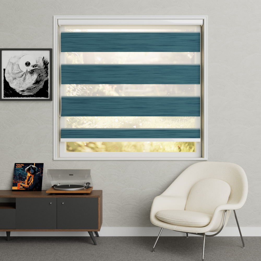 6 Duo rolgordijn Dim Out 10 tot 300 cm breed Bright Skies DR0646