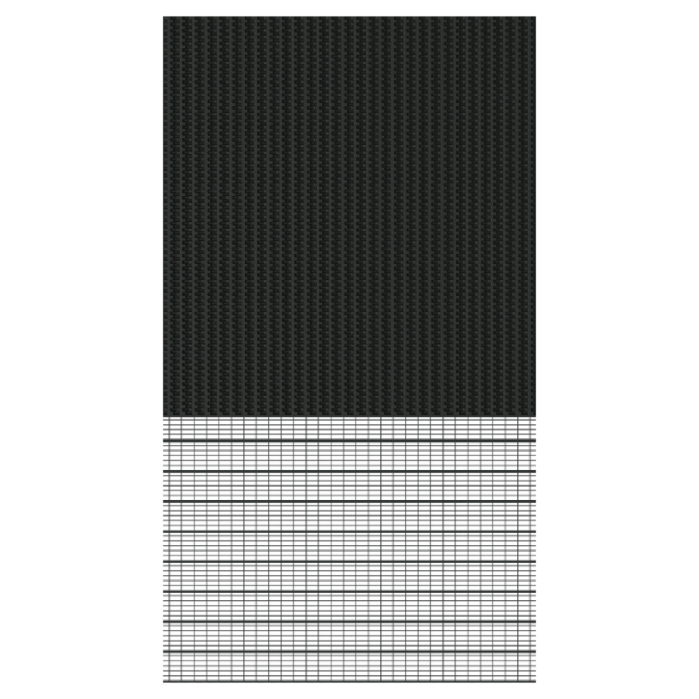 Stof Standaard 7-8 cm tot 280 breed Zwart