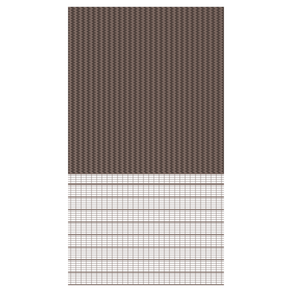 Stof Standaard 7-8 cm tot 280 breed Donker Taupe