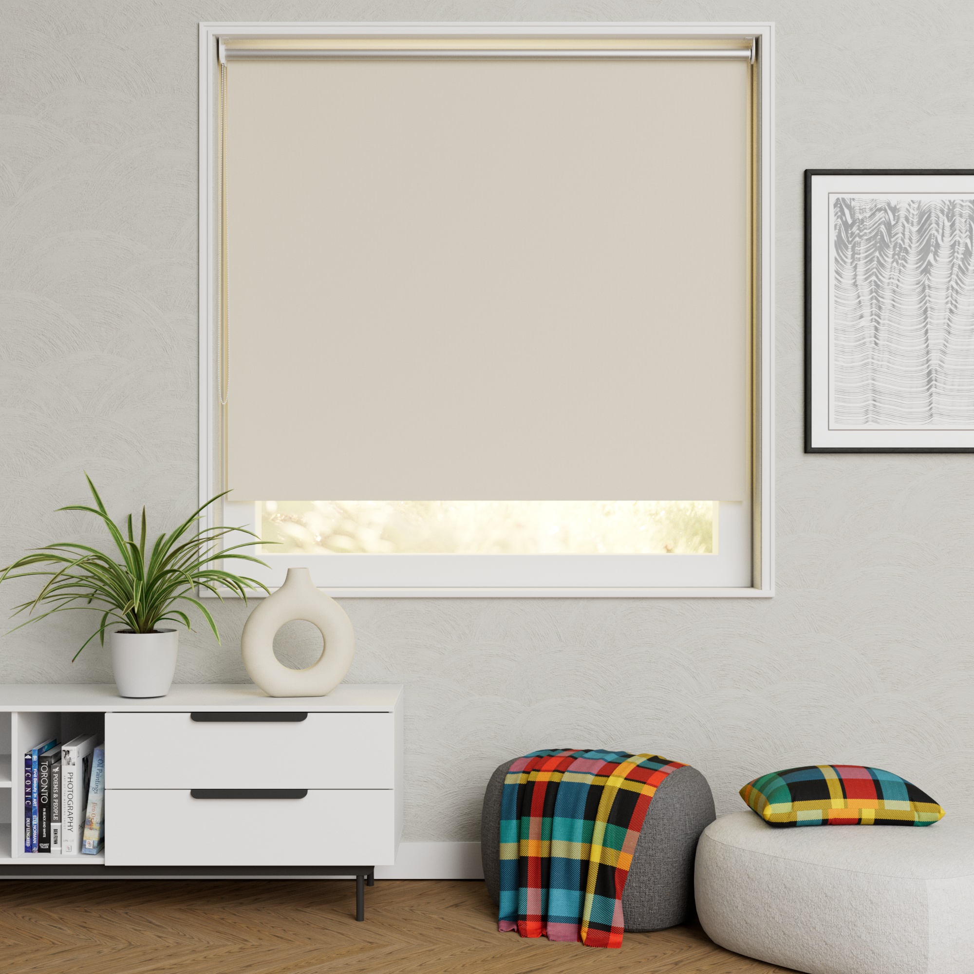 Rolgordijn Advance Ecru