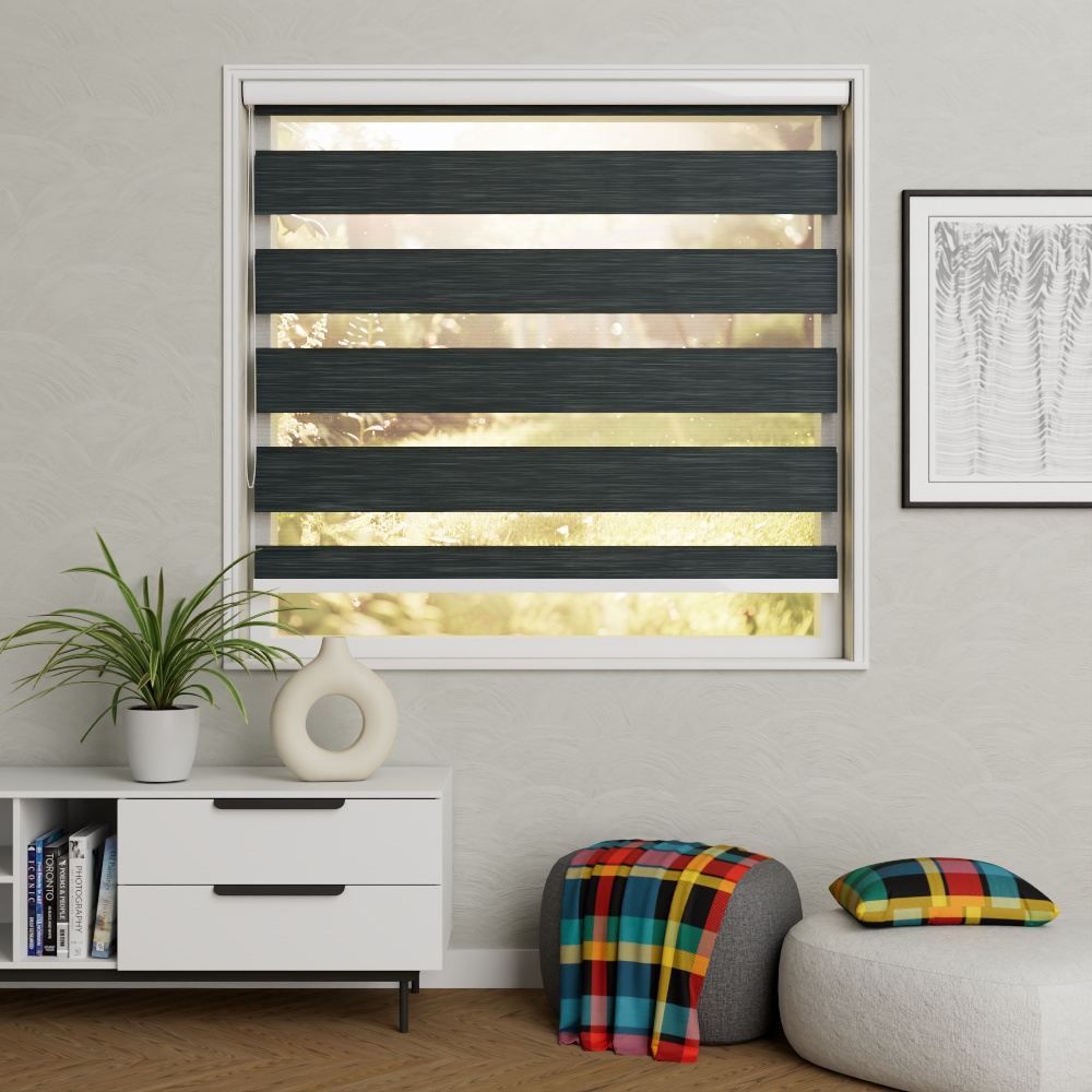 Duo rolgordijn XL Antraciet