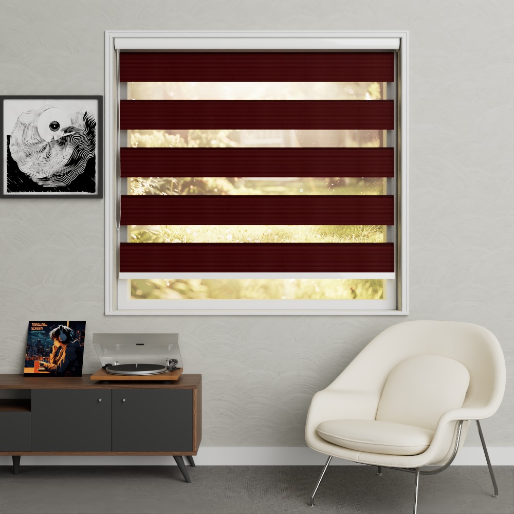 Duo rolgordijn Vintage Stone-wash