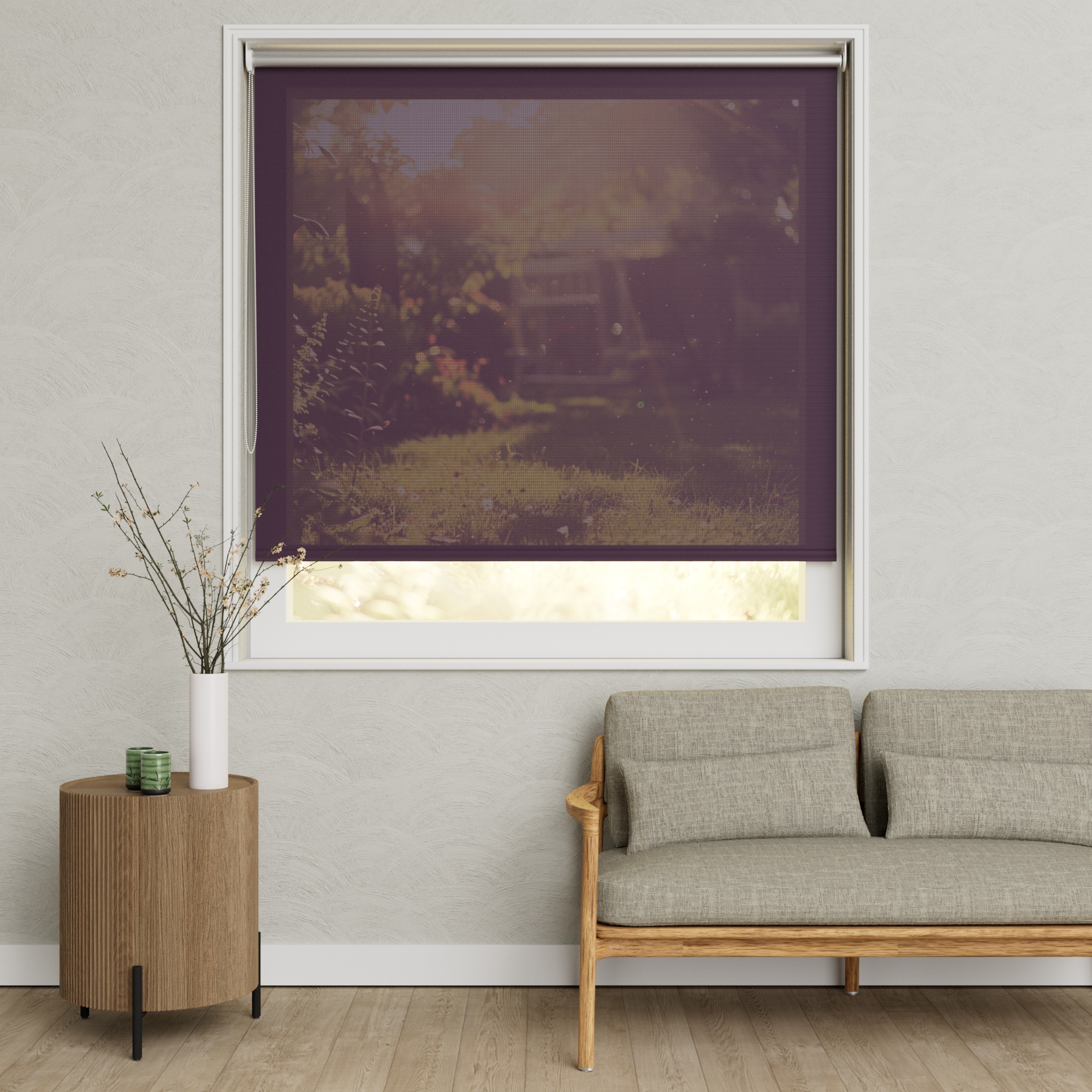 Rolgordijn Screen Pure 300 Petrol