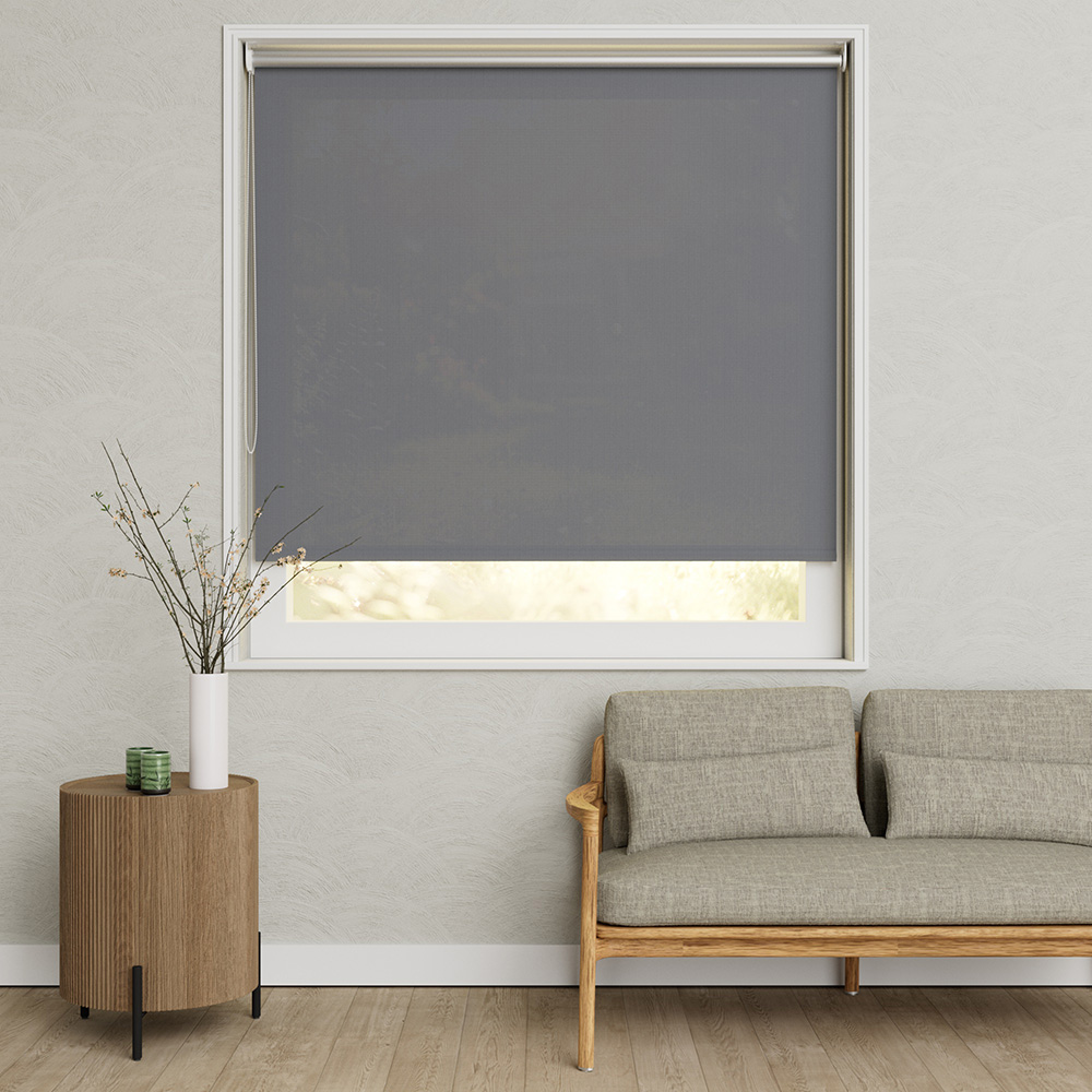 Rolgordijn Screen Pure 300 Mid Grijs