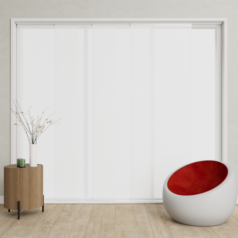 Paneelgordijn Country Wit