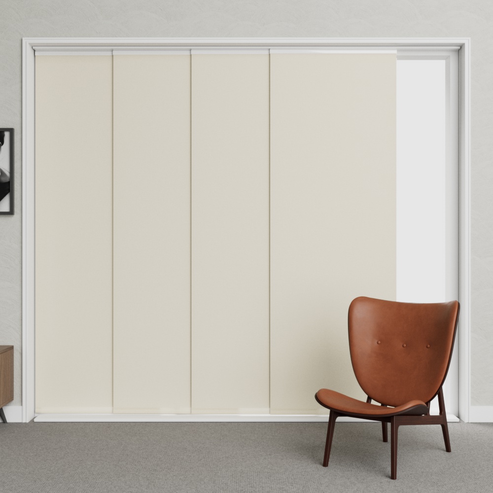 Paneelgordijn Velvet Bronze Beige