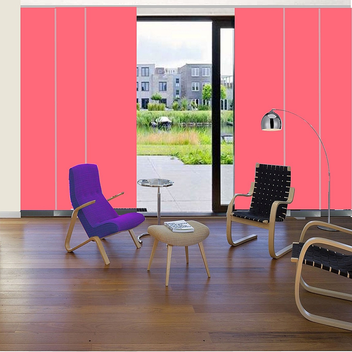 Paneelgordijn Velvet Rose