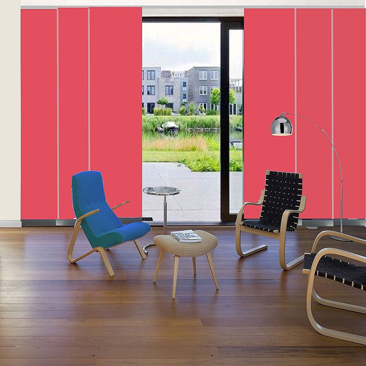 Paneelgordijn Velvet Ketchup