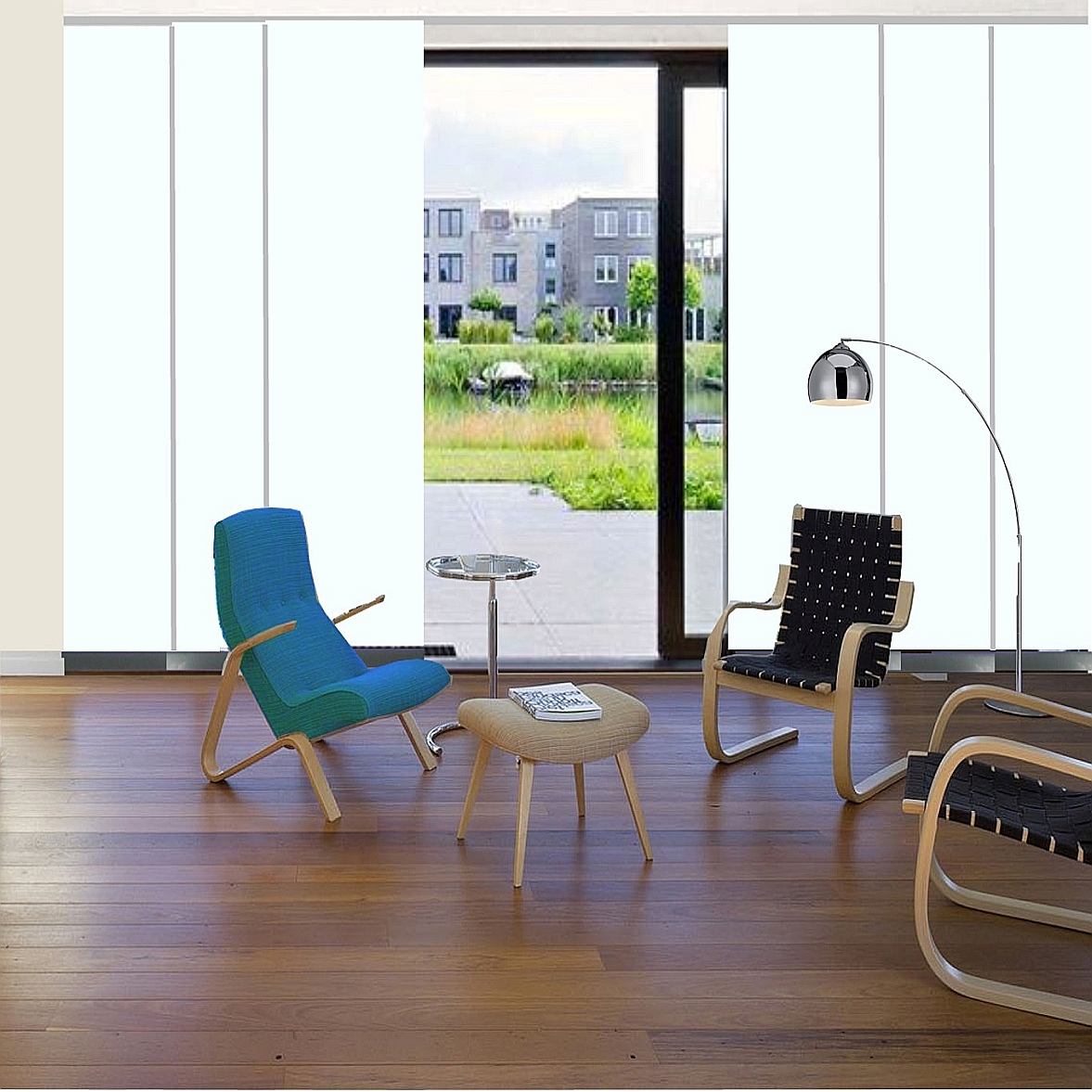 Paneelgordijn Velvet Ice