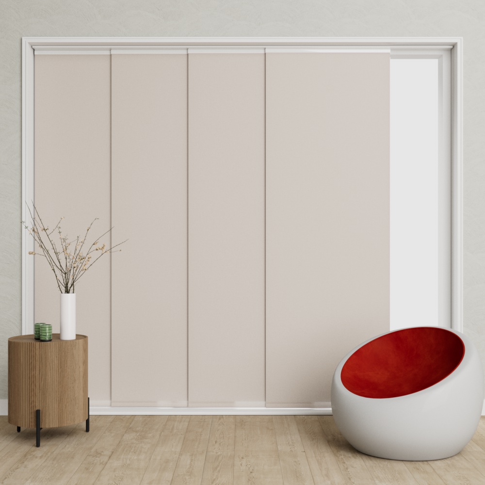 Paneelgordijn Velvet Licht Taupe