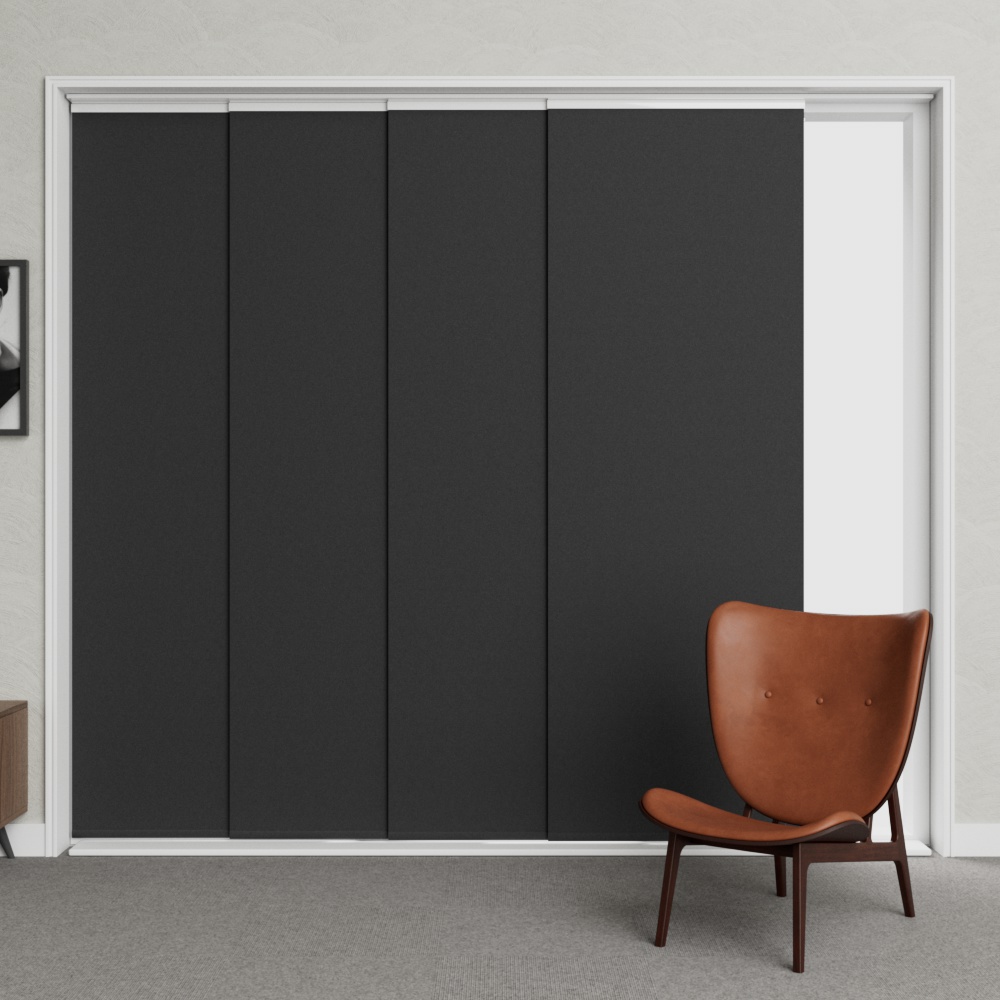 Paneelgordijn Verduisterend Cosy Zwart