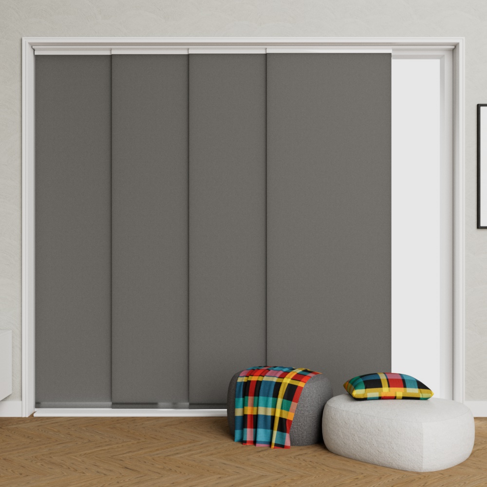 Paneelgordijn Retro Antraciet