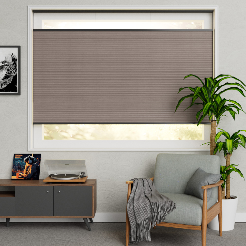 Plisse Elite Kettingbediening Licht bruin