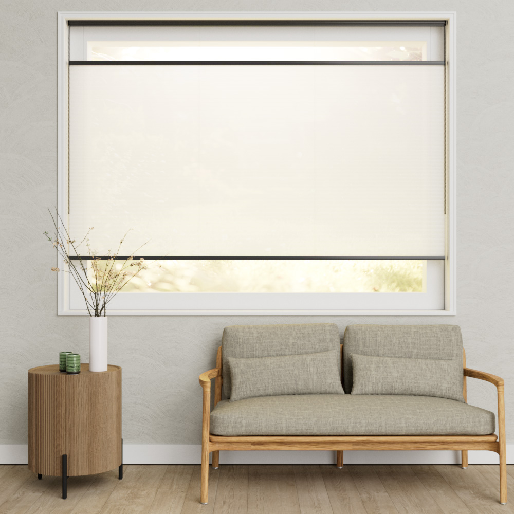 Plisse Premium Kettingbediening Wit