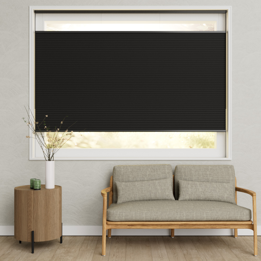 Plisse Premium Kettingbediening Zwart