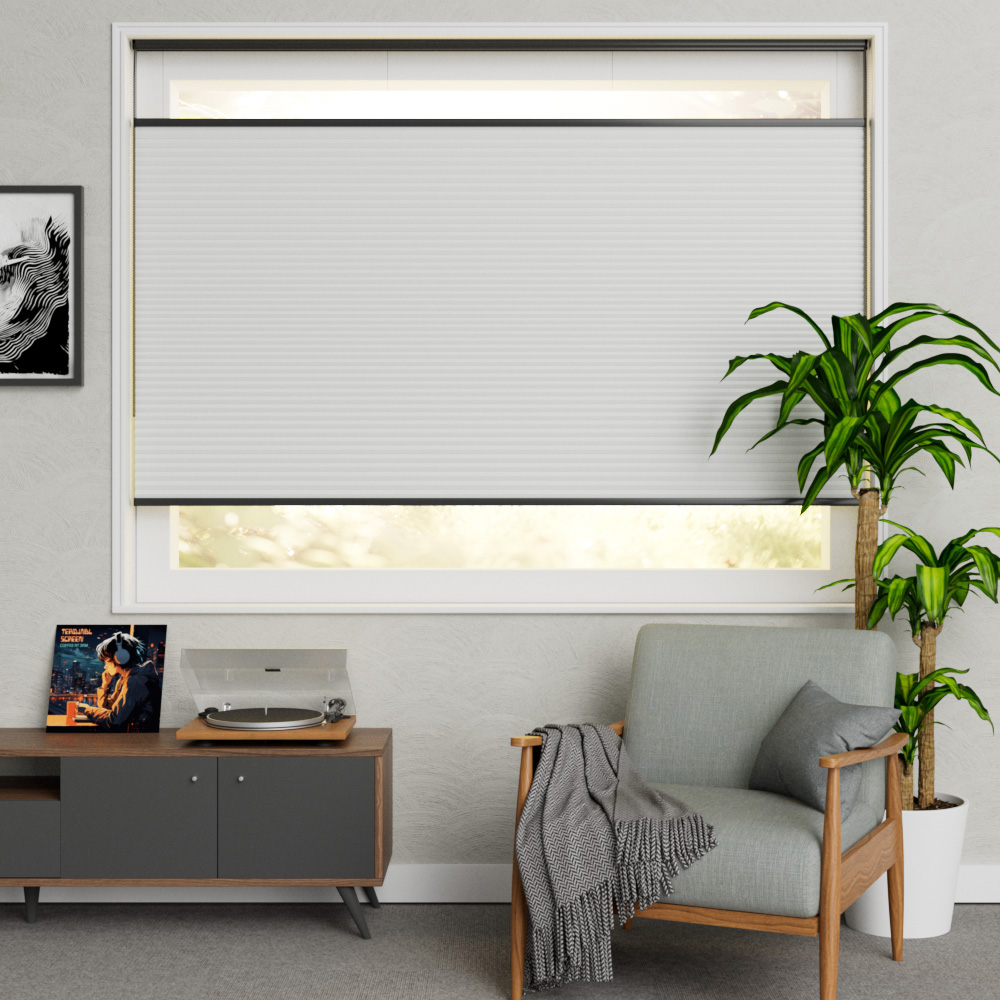 Plisse Premium Kettingbediening Wit