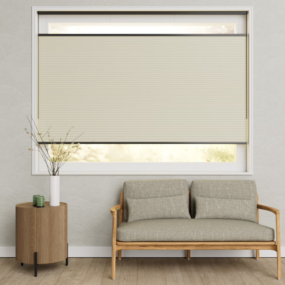 Plisse Premium Kettingbediening Cr√®me Wit