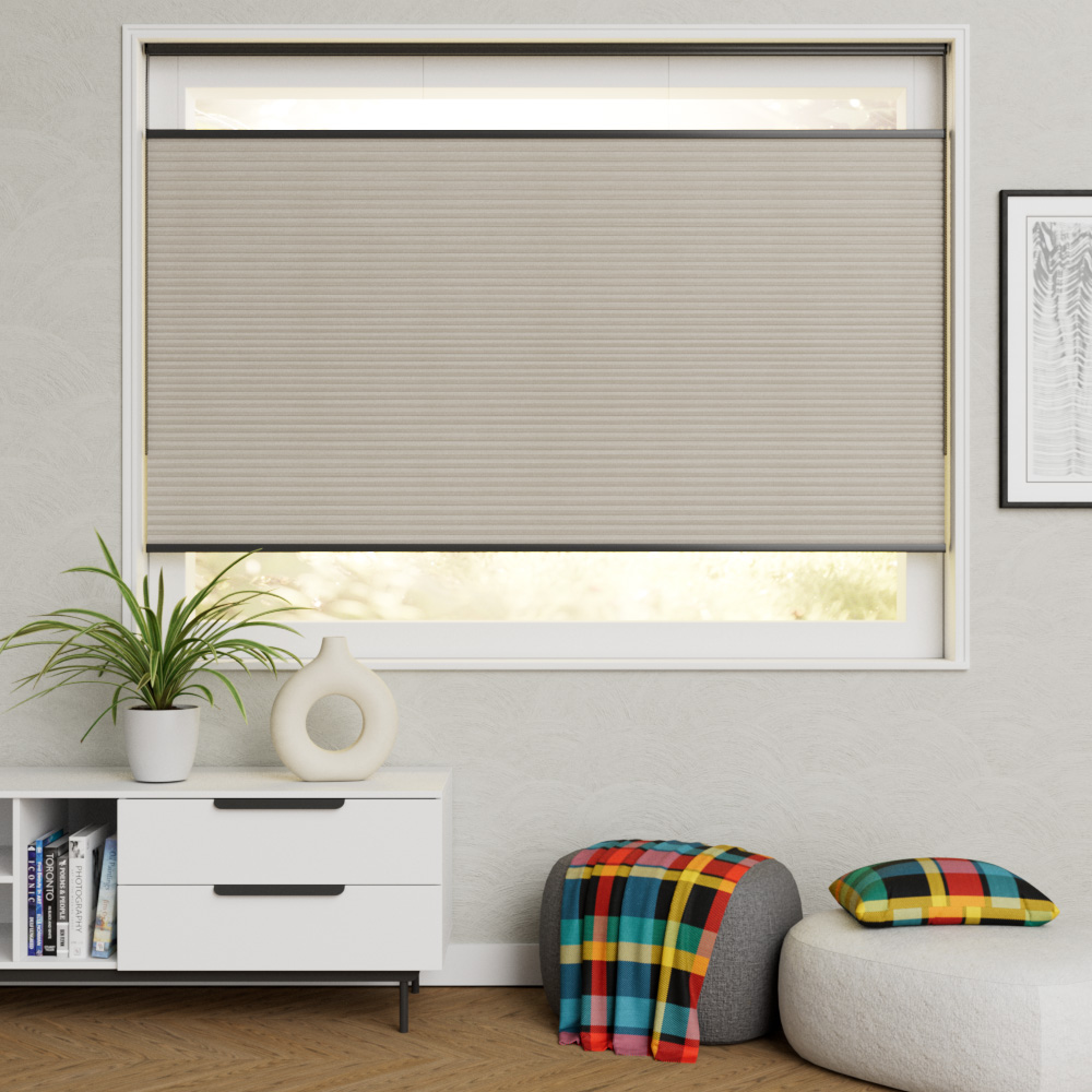 Plisse Elite 285 Kettingbediening Licht taupe