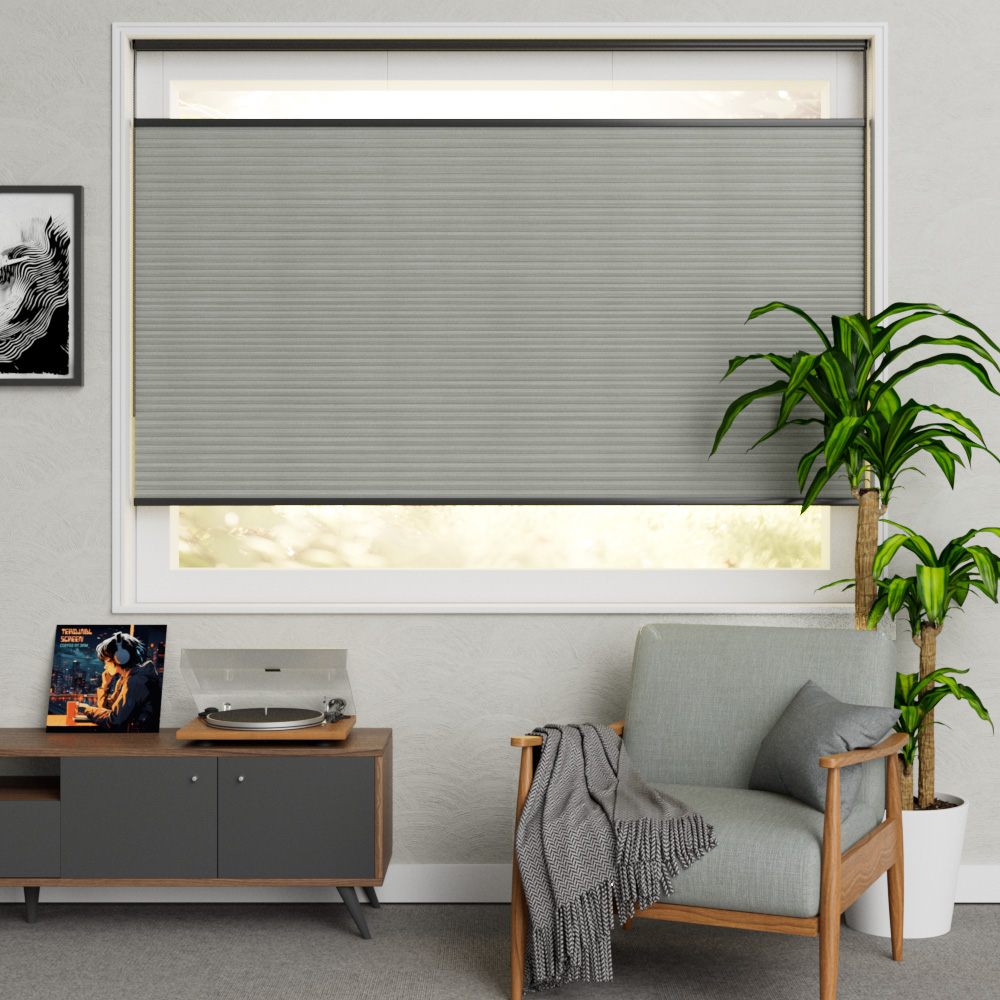 Plisse Elite 285 Kettingbediening Licht Grijs