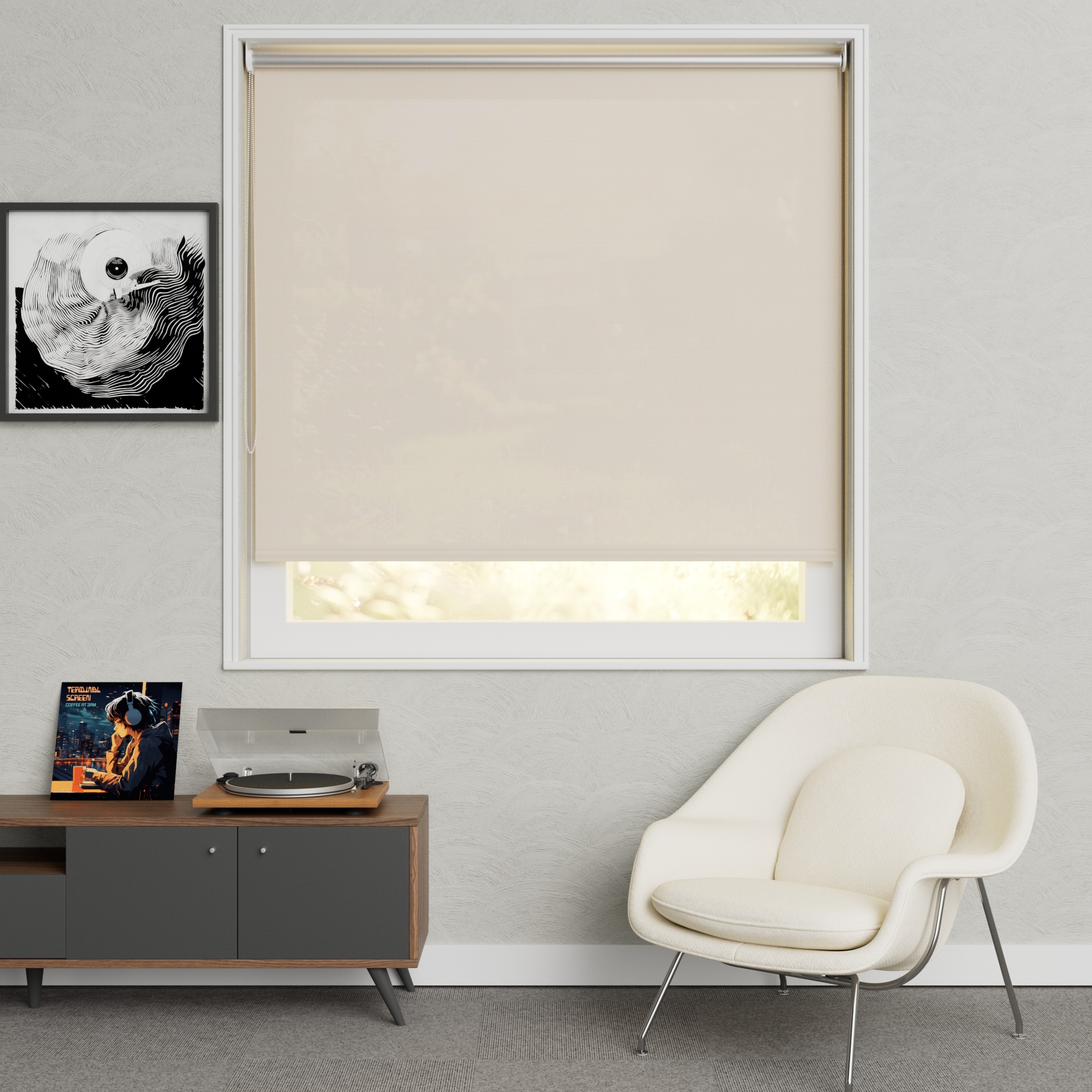 Rolgordijn Screen Robuust 300 Room