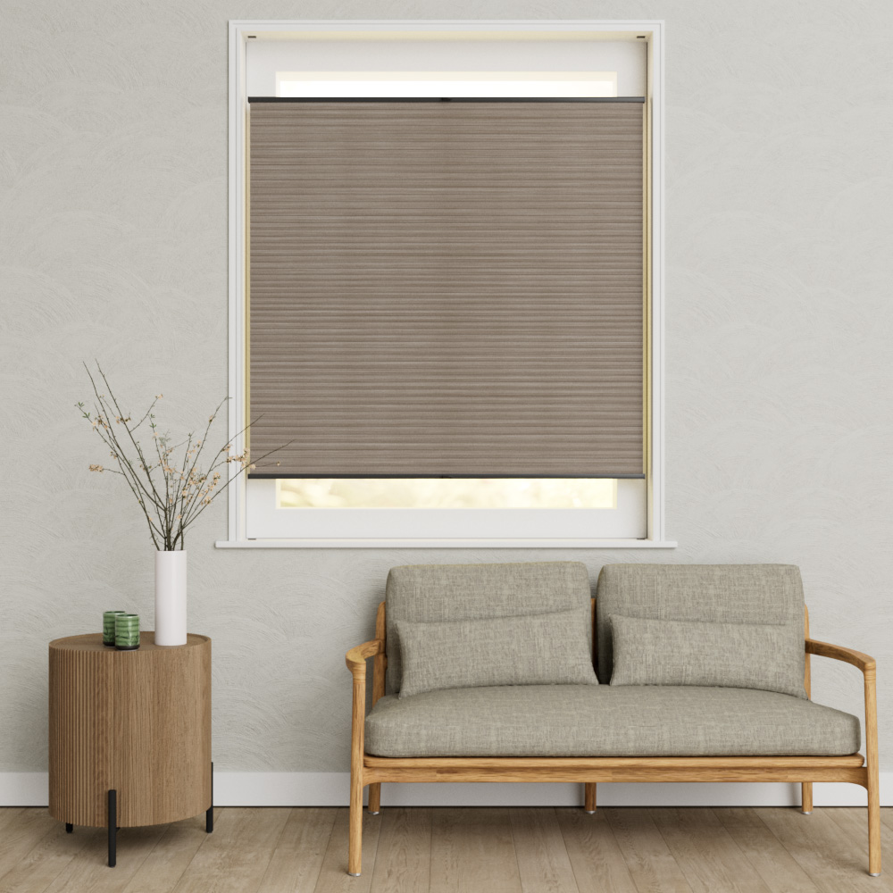 Plisse Elite verduisterend Ingespannen Licht bruin