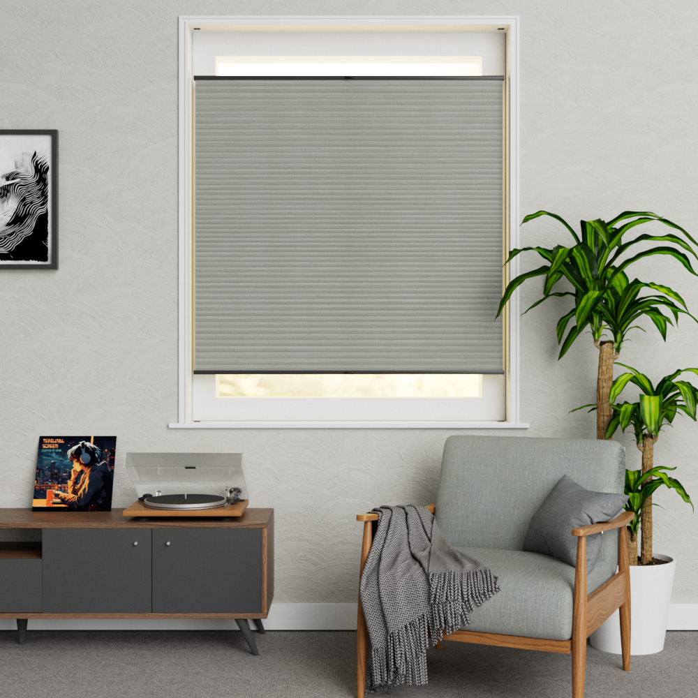 Plisse Elite verduisterend Ingespannen Licht Grijs